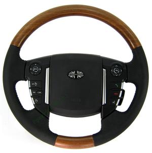 Range Rover Sport 2010 steering wheel - Walnut - Napa Perforated - Non Heated Preview